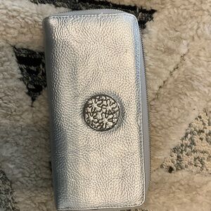Silver Textured Wallet by folli follie
